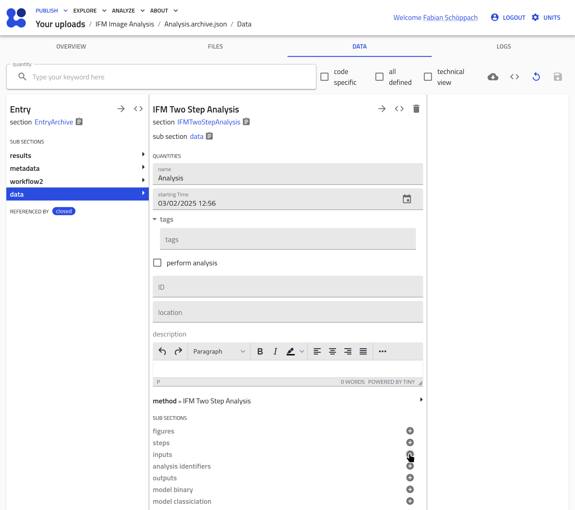 Create a new input