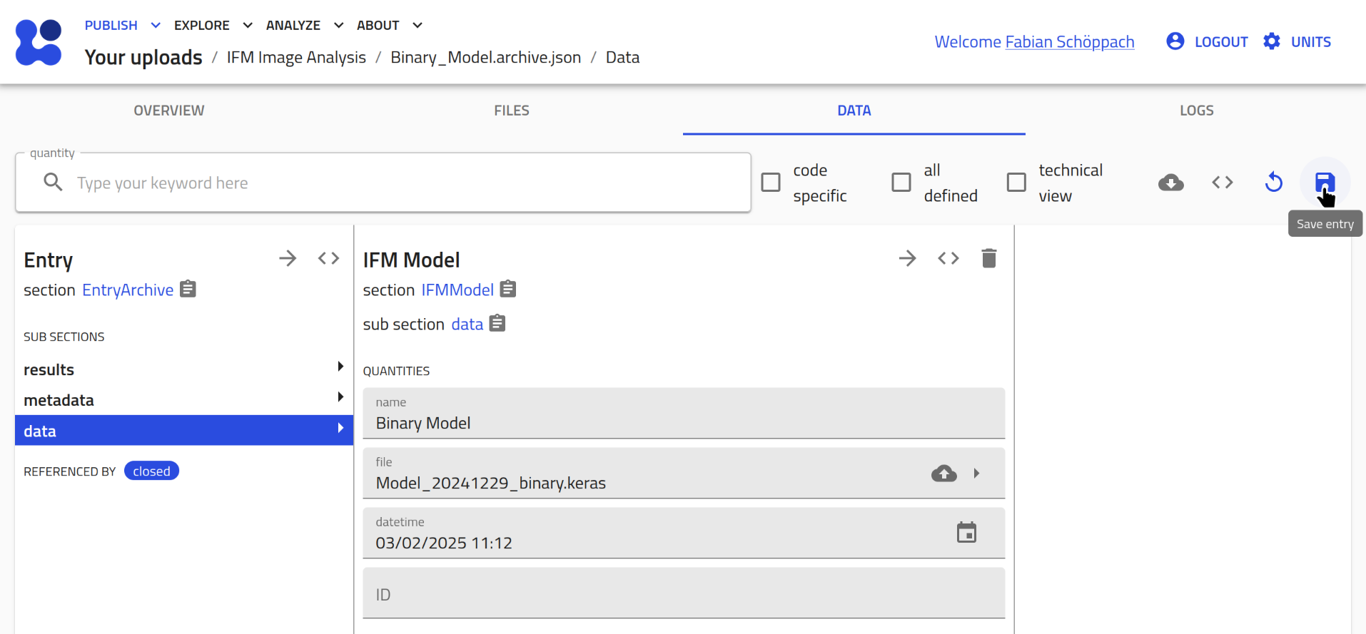 Assign measurement files